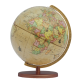 Globe Columbus Renaissance houten voet 30cm 603016/H