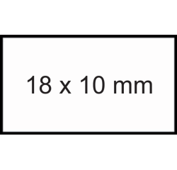 Etiquette prix Sato 11x18mm PB1 blanc amovible