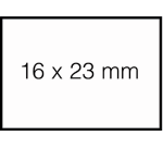 Price label Sato Duo 20 16x23mm removable white