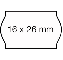 Etiquette prix Open-data S14/Sata Judo 16x26mm blanc permanent 1000 pièces