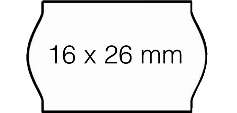 Etiquette prix Open-data S14/Sata Judo 16x26mm blanc permanent 1000 pièces