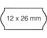 Prijsetiket 12x26mm Sato Samark permanent wit 1500 stuks