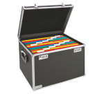 Malle de rangement dossiers suspendus Leitz 6714 noir