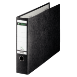 Leitz 1073 180° lever arch file without slot or reinforcement A3 77mm cardboard landscape black