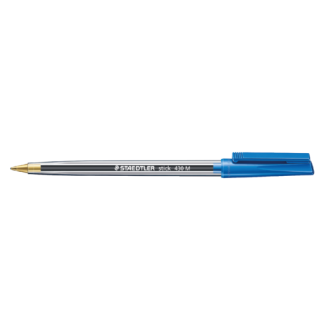 Stylo bille Staedtler Stick 430 Medium bleu