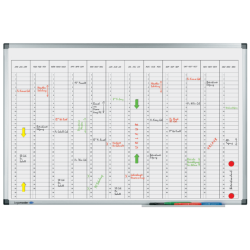 Tableau planning Legamaster Premium annuel vertical 60x90cm