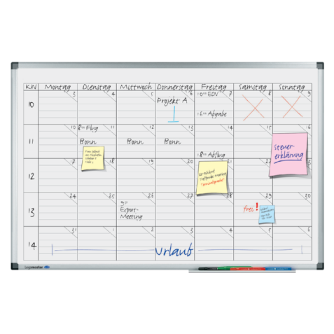 Planbord Legamaster premium projectplanner 60x90cm