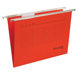 Hangmap Djois Alzicht folio frontaal recycled V-bodem rood