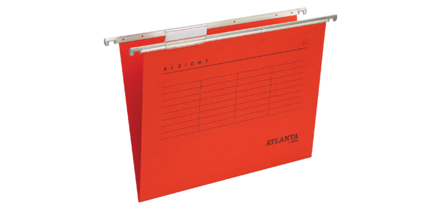 Suspended file Djois Alzicht recycled front folio bottom-V red