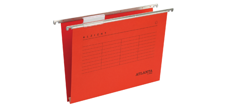 Suspended file Djois Alzicht recycled front-U red folder