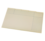A6200-5 sub-folder folio 5 compartments chamois cardboard (Dutch)