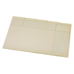 Sous-chemise A6200-5 in-folio 5 compartiments carton chamois (néerlandais)