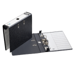 Lever arch file Elba Rado 75mm black marbled cardboard