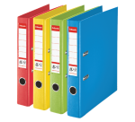 Classeur à levier Esselte Vivida N°1 A4 50mm PP noir