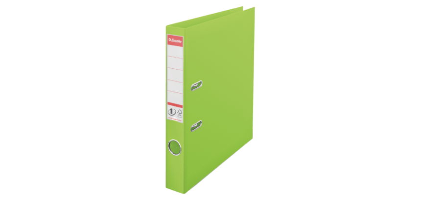 Classeur à levier Esselte Vivida N°1 A4 50mm PP vert