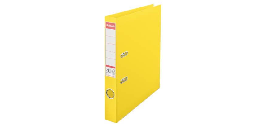Esselte Vivida Lever Arch File No.1 A4 50mm PP Yellow
