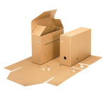 Boîte à archives Esselte folio avec crochets brun