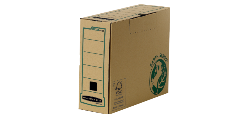 Archiefdoos Bankers Box Earth A4  transfer 100mm bruin