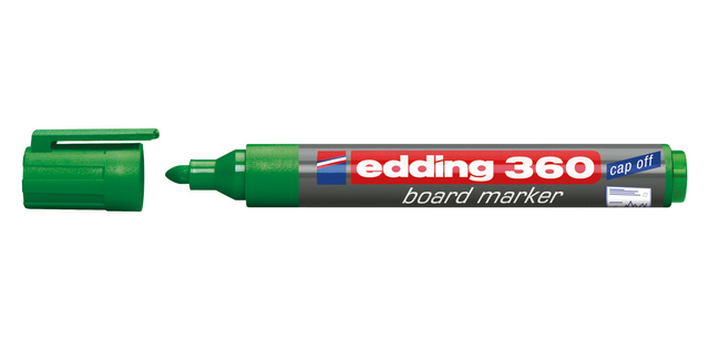 Whiteboard marker edding 360 bullet 1.5-3mm green