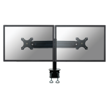 Monitorarm Neomounts D700D 2x19-30" met klem zwart