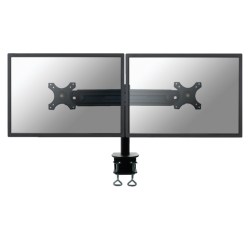 Support écran Neomounts D700D 2x 19-30" avec pince noir