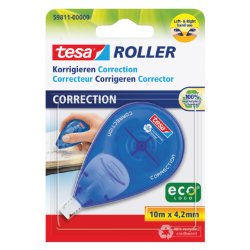 Roller Correcteur tesa® ecoLogo® gaucher/droitier 10mx4,2mm blister