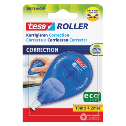 Roller Correcteur tesa® ecoLogo® gaucher/droitier 10mx4,2mm blister