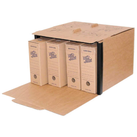 Loeff's Boîtes d'archivages Ft 41 x 27,5 x 37 cm, emballage de 15 pièces