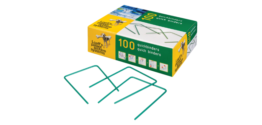 Etrier Loeff 1215 Quickbinder 100mm vert 100 pièces