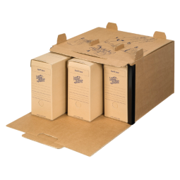 Loeff's Box, ft 37 x 26 x 11,5 cm, bruin, pak van 50 stuks