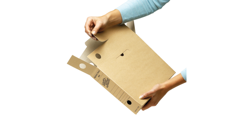 Loeff's archiefdozen Space box Ft 320 x 240 x 60 mm, pak van 50 stuks