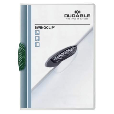 Chemise à clip Durable Swingclip 30 feuilles vert