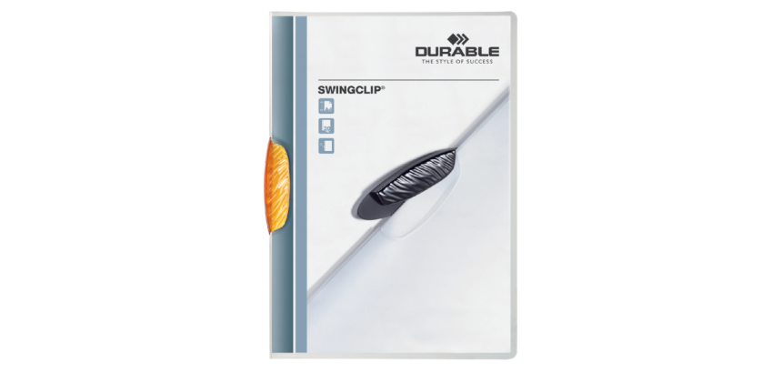 Durable Swingclip Folder 30 Sheets Orange