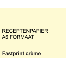 Papier ordonnances Fastprint A6 80g crème 2000 feuilles