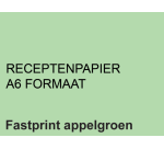 Receptpapier Fastprint A6 80gr appelgroen 2000 vel