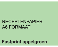 Papier ordonnances Fastprint A6 80g vert pomme 2000 feuilles