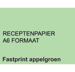 Papier ordonnances Fastprint A6 80g vert pomme 2000 feuilles