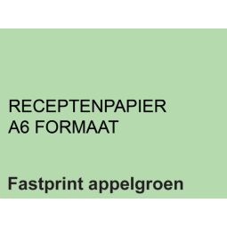 Papier ordonnances Fastprint A6 80g vert pomme 2000 feuilles