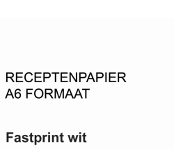 Papier ordonnances Fastprint A6 80g blanc 2000 feuilles