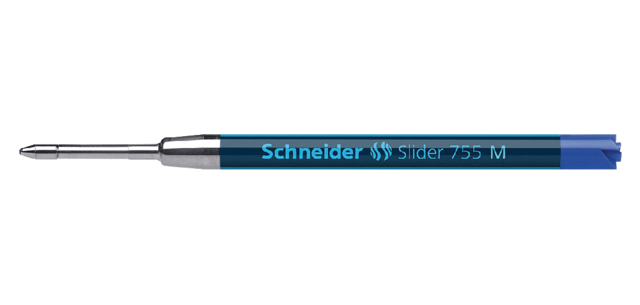 Recharge stylo bille Schneider Slider Jumbo 755 Medium bleu