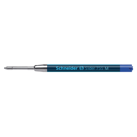 Recharge stylo bille Schneider Slider Jumbo 755 Medium Bleu