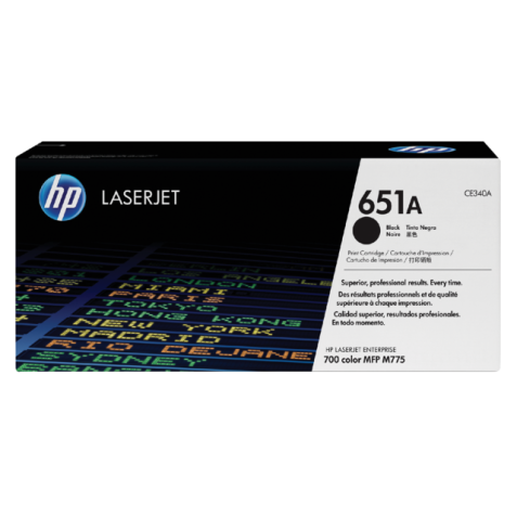 HP 651A - Schwarz - original - LaserJet - Tonerpatrone (CE340A)