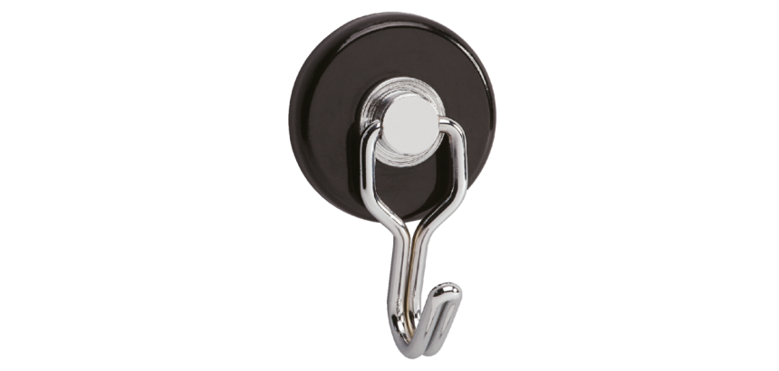 Magneet met haak MAUL Ø35mm trekkracht 5kg metaal 2 stuks