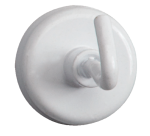 MAUL 25mm Magnetic Hook 3kg White 5 Pieces