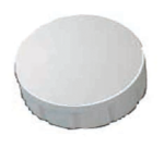 MAUL Solid Magnet 15mm 150g white set of 10 pieces