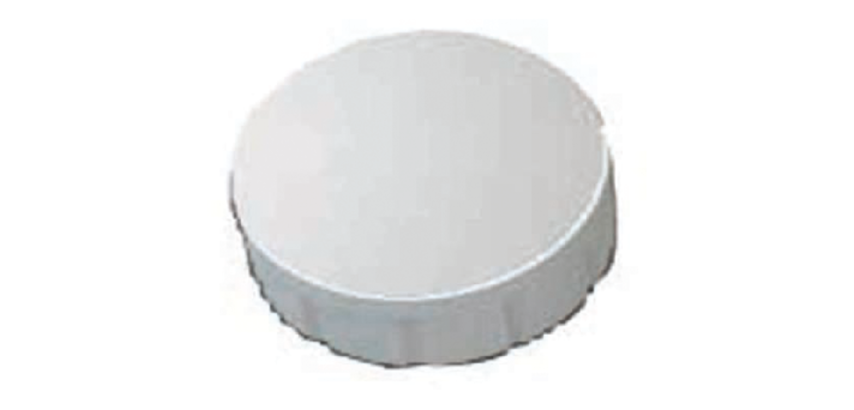 MAUL Solid Magnet 15mm 150g white set of 10 pieces