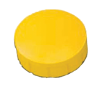 Magneet MAUL Solid 15mm 150gr geel 10 stuks