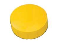 Aimant MAUL Solid 15mm 150g jaune 10 pièces