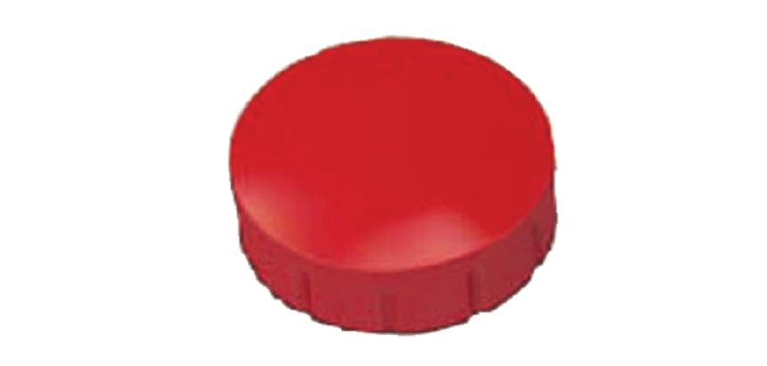Aimant MAUL Solid 15mm 150g rouge 10 pièces