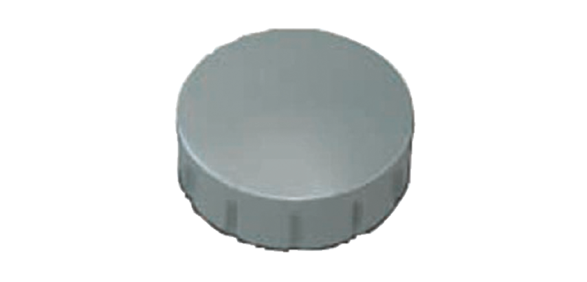 Magneet MAUL Solid 15mm 150gr grijs 10 stuks